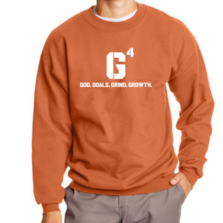 Custom Order For ROOTS - TEXAS ORANGE *LONGSLEEVE* With White ROOTS Logo on Back - G4 on front