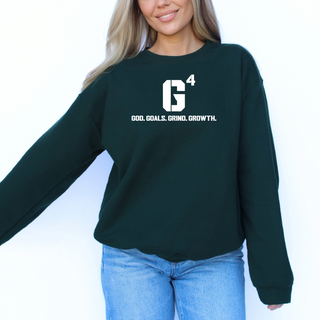 Custom Order For ROOTS - FOREST GREEN *LONGSLEEVE* With White ROOTS Logo on Back - G4 on front