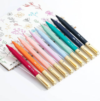 Mr. Pen Assorted Aesthetic Pens, 10 Pack, Fast Dry