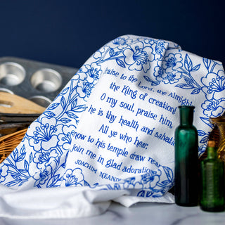 Praise to the Lord Hymn Tea Towel