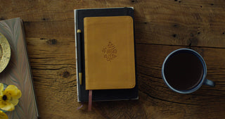 ESV Compact Bible, TruTone®, Nubuck Caramel, Wildflower