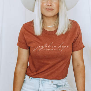 Joyful in Hope Soft Christian T-Shirt