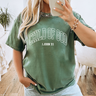 Child of God Christian Crewneck T-Shirt Faith Apparel