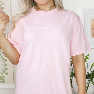 Jesus is King Comfort Wash Heavyweight T-Shirt