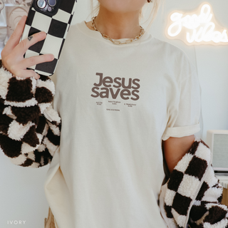 Jesus Saves July 2026 Tee Shirt of the Month