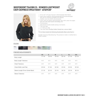 Custom Branded Logo Athletic Cropped Crewneck (MIN. 3)