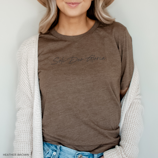 Soli Deo Gloria Cute Christian T-Shirt