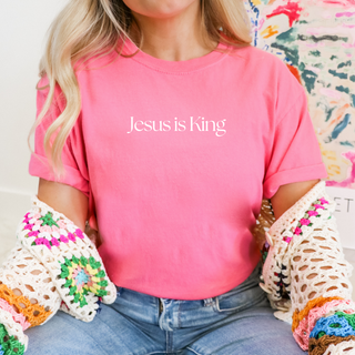 Jesus is King Comfort Wash Heavyweight T-Shirt