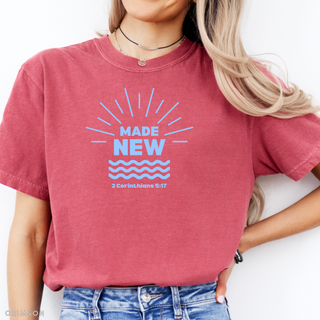 Made New Baptism Christian Graphic T-Shirt