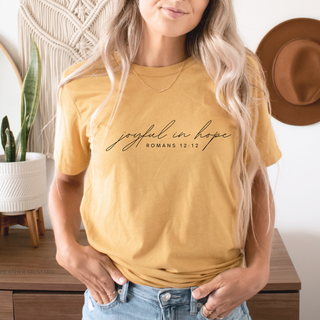 Joyful in Hope Soft Christian T-Shirt