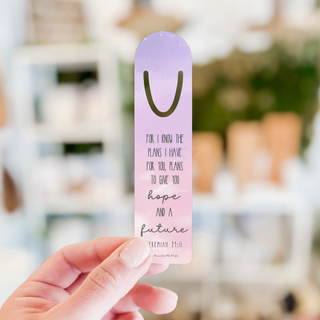 For I Know The Plans I Have For You Jeremiah 29:11 Metal Bookmark
