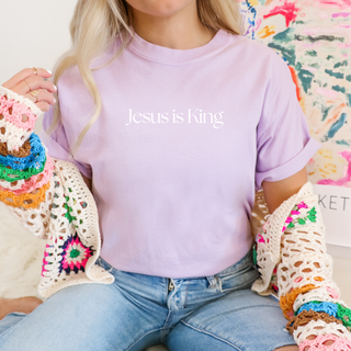 Jesus is King Comfort Wash Heavyweight T-Shirt