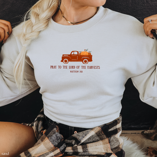 Pray to the Lord of the Harvests Cozy Crewneck Sweatshirt