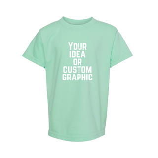 Custom Youth Garment-Dyed Heavyweight T-Shirt - Comfort Colors 9018