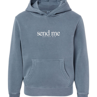 Youth Send Me Isaiah 6:8 Unisex Hooded Sweatshirt