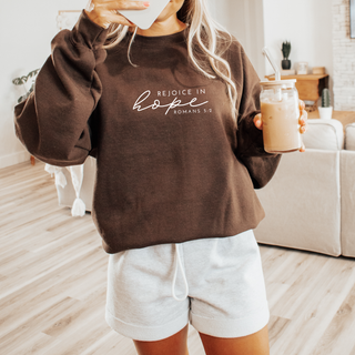 Rejoice in Hope Crewneck Sweatshirt - May 2026 Collection
