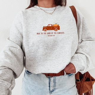 Pray to the Lord of the Harvests Cozy Crewneck Sweatshirt