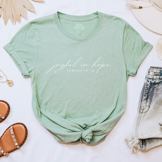 Joyful in Hope Soft Christian T-Shirt