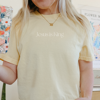 Jesus is King Comfort Wash Heavyweight T-Shirt