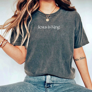 WEEKLY DEAL! *Ends Sun. 5/4 at 3PM* Jesus is King Comfort Wash Heavyweight T-Shirt