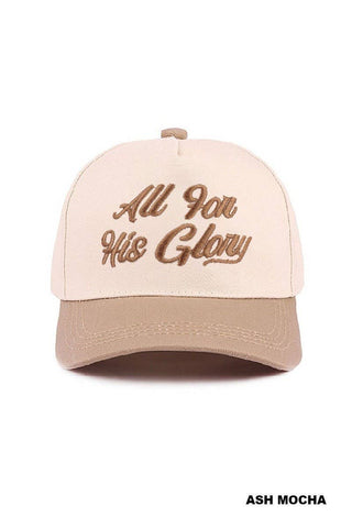 All For His Glory Two Tone Cotton Hat