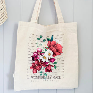 Wonderfully Made Tote Bag