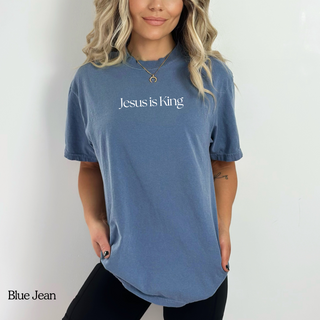 Jesus is King Comfort Wash Heavyweight T-Shirt