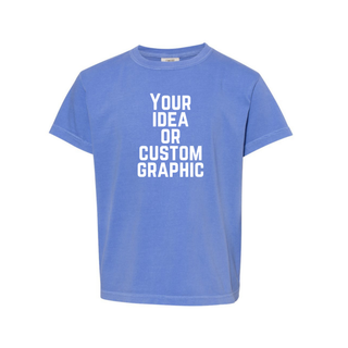 Custom Youth Garment-Dyed Heavyweight T-Shirt - Comfort Colors 9018