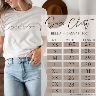 Joyful in Hope Soft Christian T-Shirt