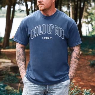 Child of God Christian Crewneck T-Shirt Faith Apparel