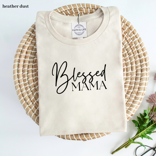 Blessed Mama Christian Mothers Day T-Shirt