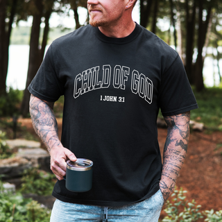 Child of God Christian Crewneck T-Shirt Faith Apparel
