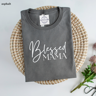 Blessed Mama Christian Mothers Day T-Shirt