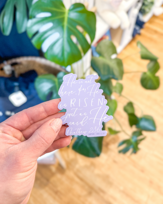 He Is Risen Easter Sticker