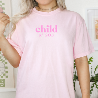 Child of God Comfort Colors Heavyweight Christian T-Shirt *Multiple Colors Options!