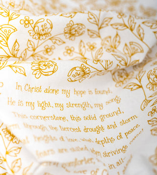 In Christ Alone Hymn Tea Towel