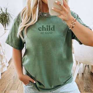 Child of God Comfort Colors Heavyweight Christian T-Shirt *Multiple Colors Options!
