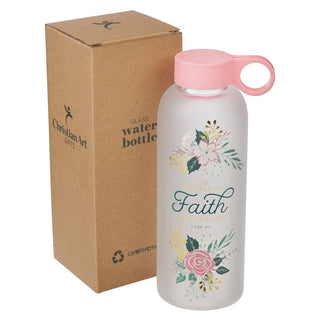Water Bottle Glass Walk by Faith 2 Cor. 5:7