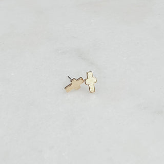 Perfect Cross Stud Earrings