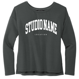 Custom Women’s Mercer+Mettle® Women's Stretch Drop Shoulder Pullover