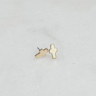 Perfect Cross Stud Earrings