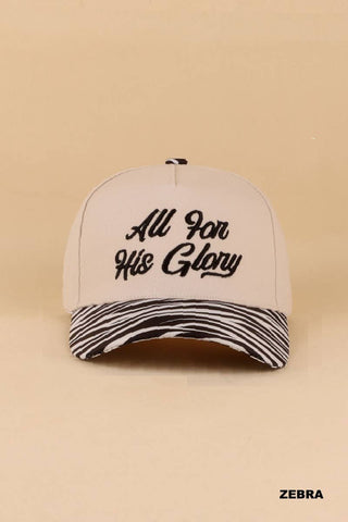All For His Glory Two Tone Cotton Hat