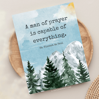Man of Prayer Greeting Card