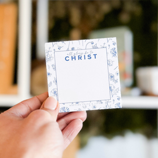 All Glory Be To Christ Bible Study To-Do List Post It-Notes