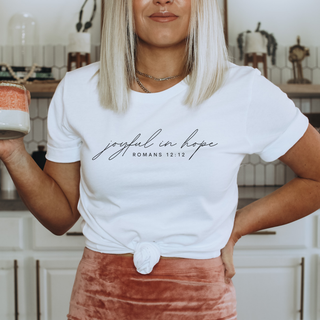 Joyful in Hope Soft Christian T-Shirt