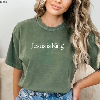 Jesus is King Comfort Wash Heavyweight T-Shirt