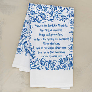Praise to the Lord Hymn Tea Towel