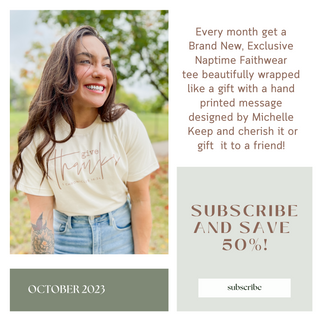 Naptime Faith Tee Of The Month Subscription Club