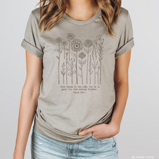 November T-Shirt of the Month: Give Thanks to the Lord for He is Good