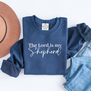 The Lord is My Shepherd Christian Crewneck Sweatshirt, Gospel Wear and Share